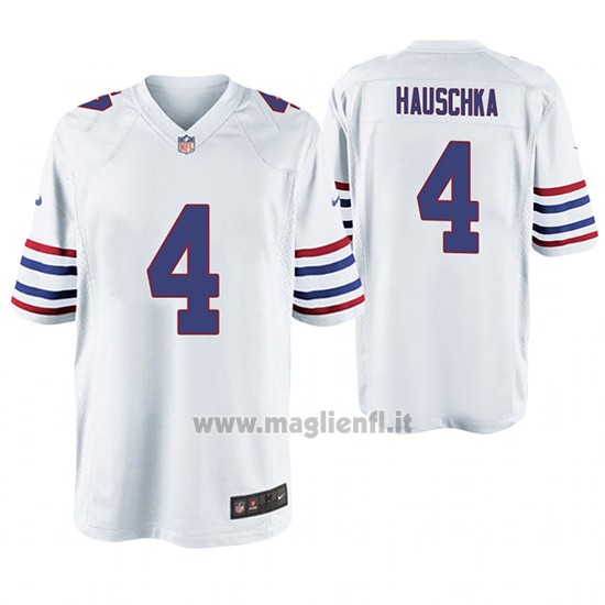 Maglia NFL Game Buffalo Bills Steven Hauschka Throwback Bianco